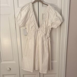 BP White Garment with Elastic Detail